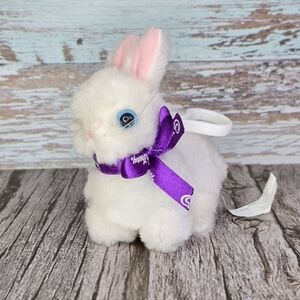 *VTG* CADBURY Bunny Plush Keychain, Vintage Rabbit Clip On Keychain